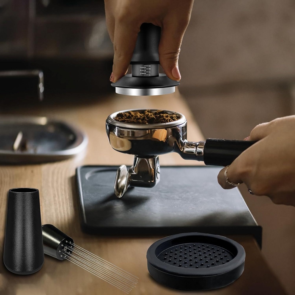 Espresso Tamper Set - Espresso Tamper 51mm Set Includes Spring
