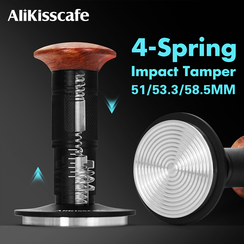 Espresso Tamper Set - AliKisscafe Coffee Tamper Impact 4 Spring