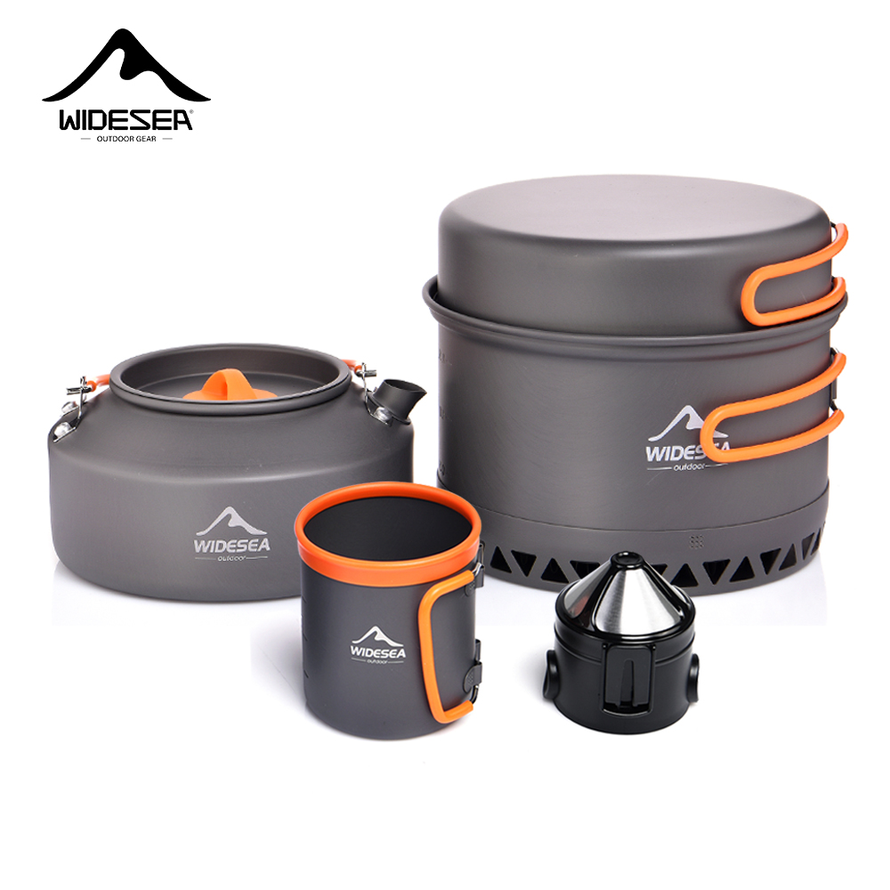 Coffee Equipment Camping - Camping Tableware Outdoor Cookware Set Pots