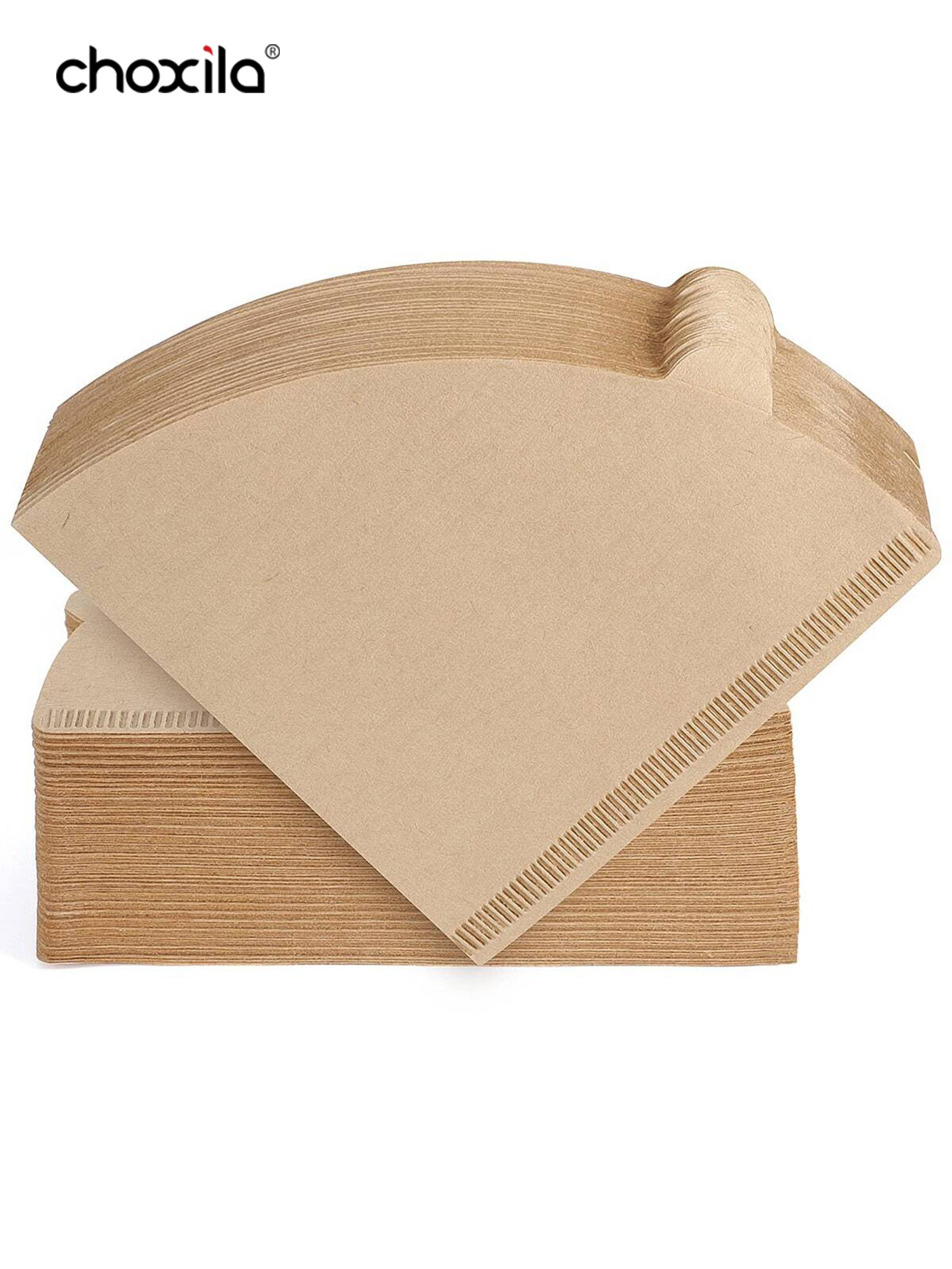 Coffee Equipment Machine - 40pcs/100pcs/200pcs Coffee Filter Paper, V-shaped Paper