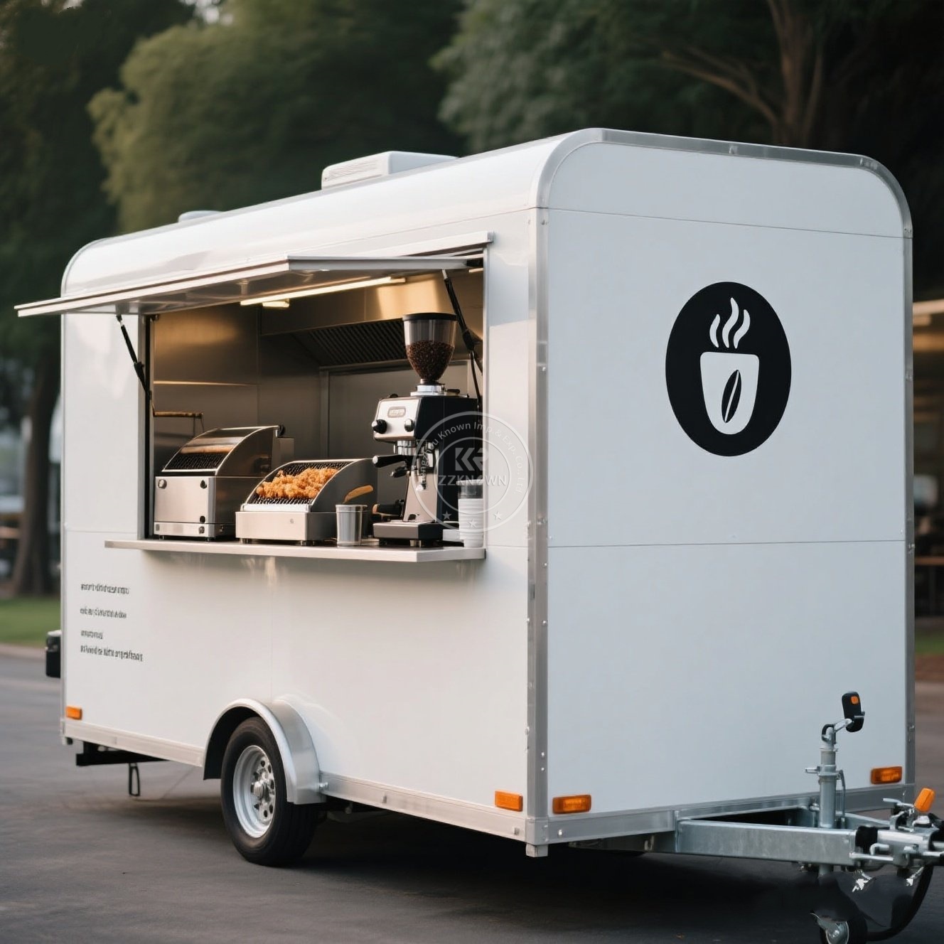 Mobile Coffee Van Equipment - Custom Big Coffee Van Mobile Food