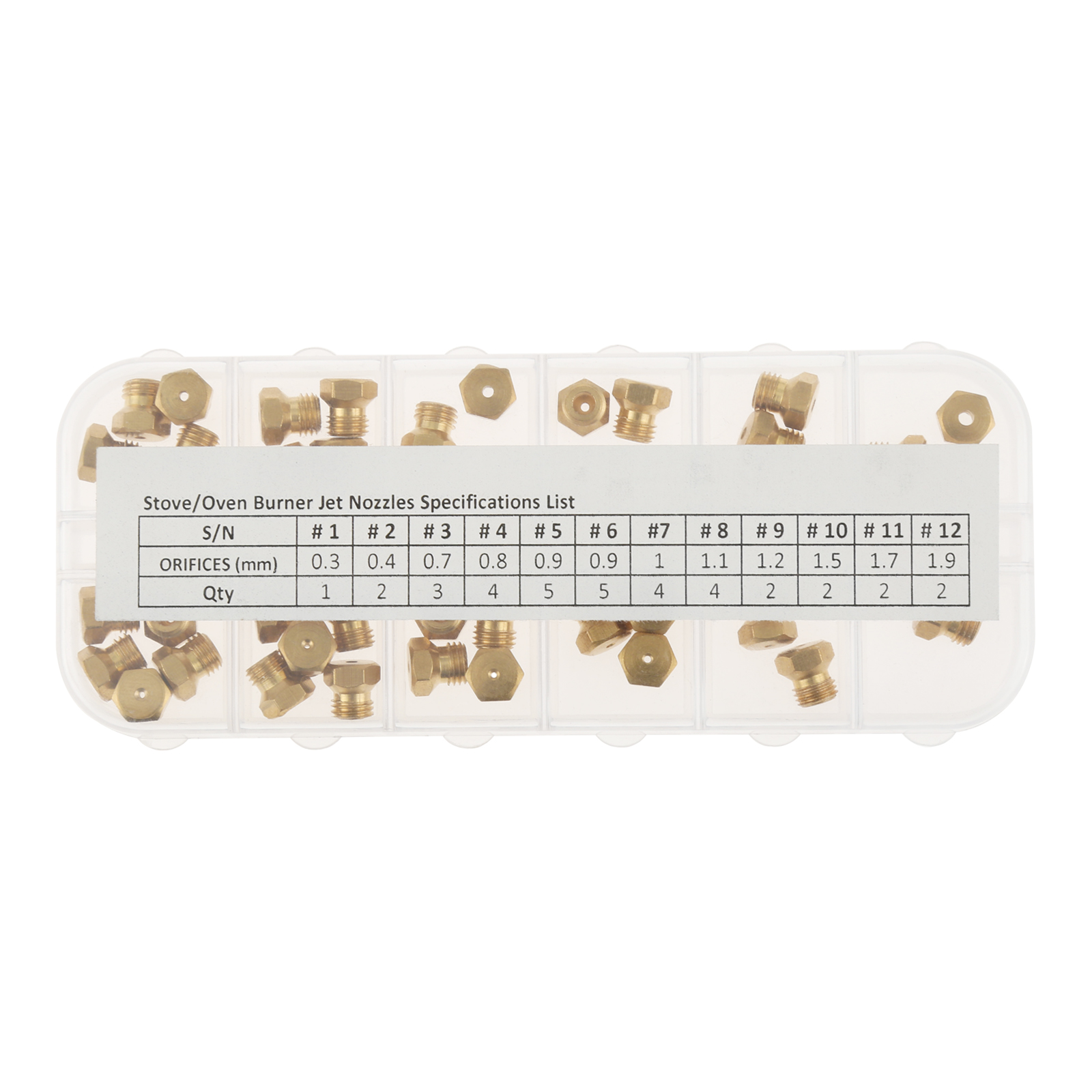 Steam Wand Tip - 36Pc Stove Oven Orifice Conversion Kit