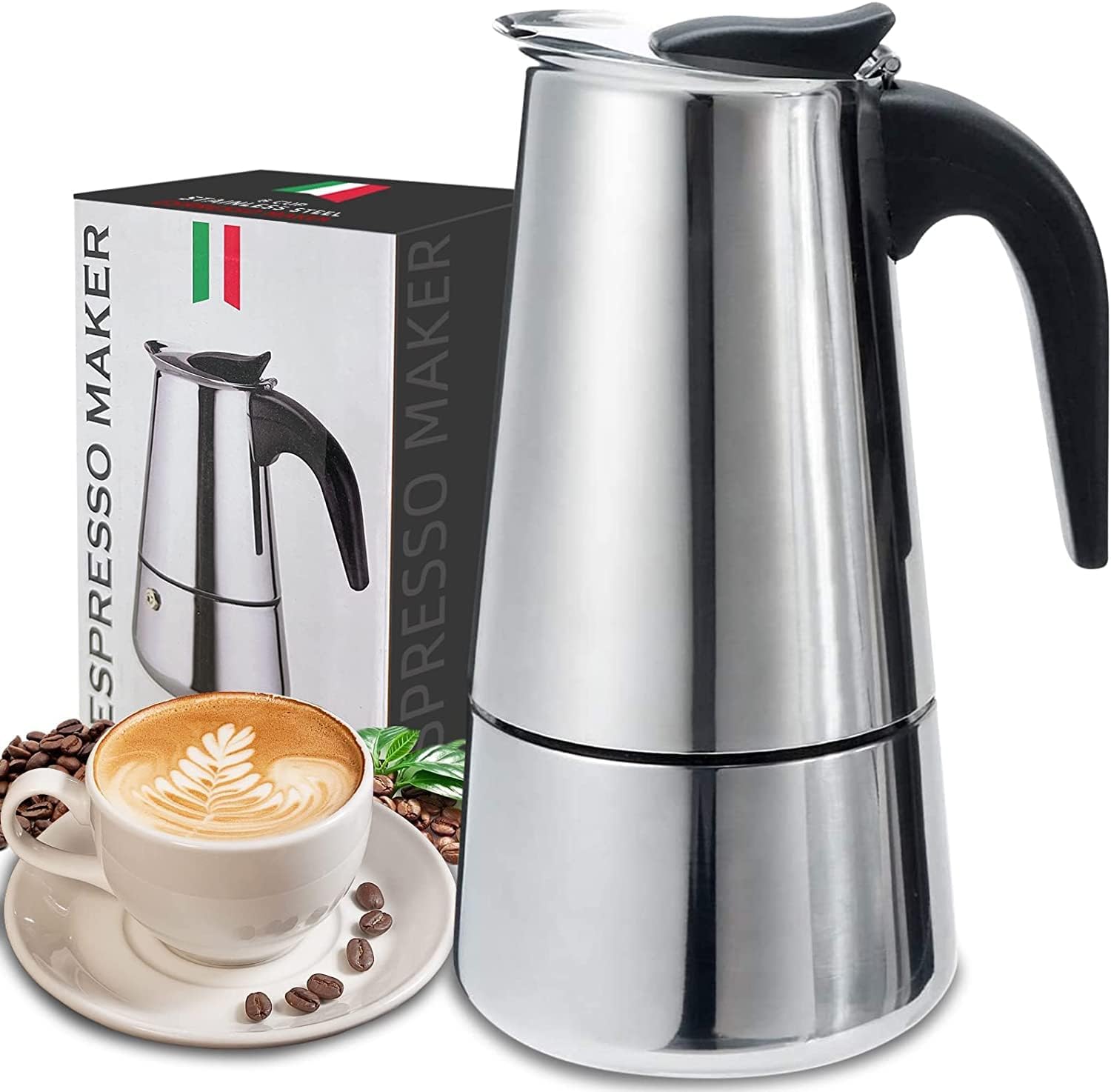 Coffee Equipment Wholesale - 4/6/9 Cups Moka Pot Caffe Machine