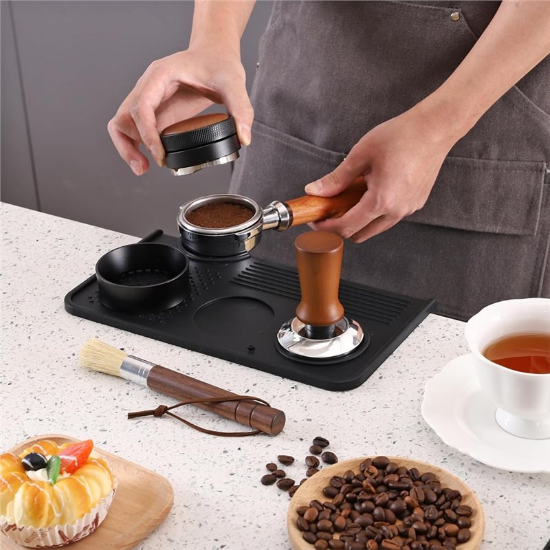 B17B Espresso Tamping Mat And  - огляд і ціна Espresso Tamper Set