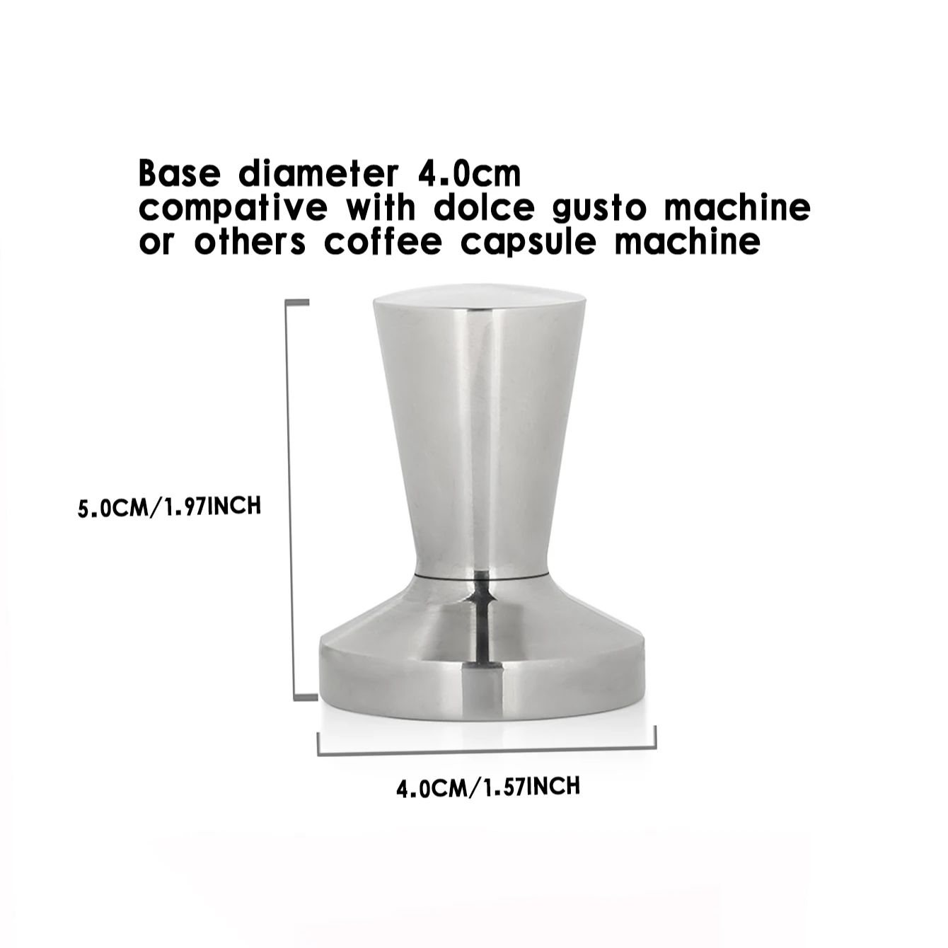 Stainless Steel Smart Dolce Gu - огляд і ціна Espresso Tamper Set