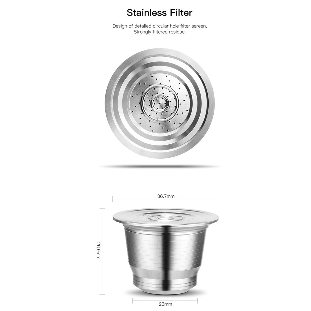 Nespresso Reusable Coffee Caps - огляд і ціна Coffee Equipment Wholesale