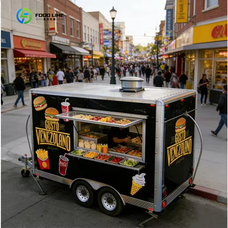 Square-shaped Restaurant Equip - огляд і ціна Mobile Coffee Van Equipment