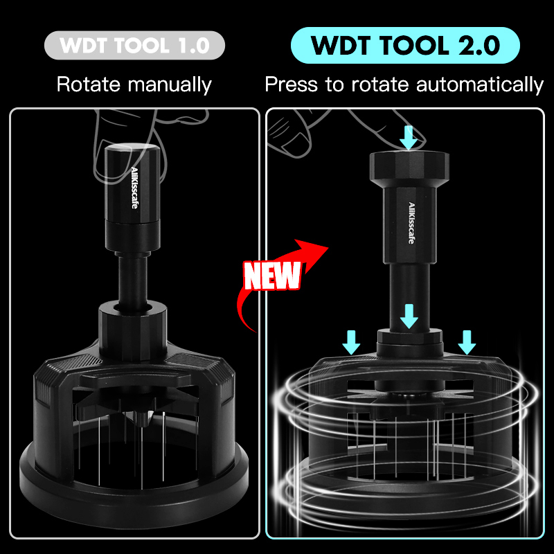 Alikisscafe WDT Tools Rotary C - огляд і ціна Espresso Tamper Set