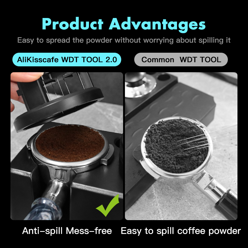 Alikisscafe WDT Tools Rotary C - огляд і ціна Espresso Tamper Set