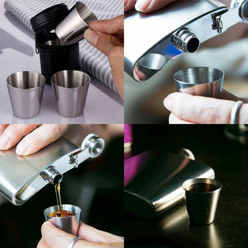 4/6Pcs Stainless Steel Cups Mi - огляд і ціна Coffee Equipment Camping