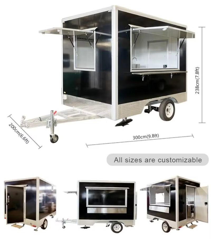 Pizza Coffee Camper Van Mobile - огляд і ціна Mobile Coffee Van Equipment