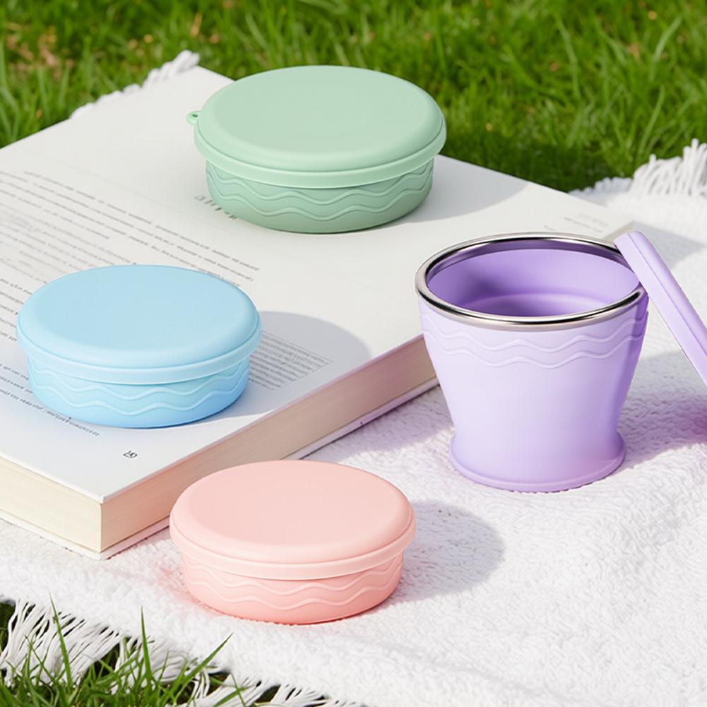 Foldable Silicone Cup With Lid - огляд і ціна Coffee Equipment Camping