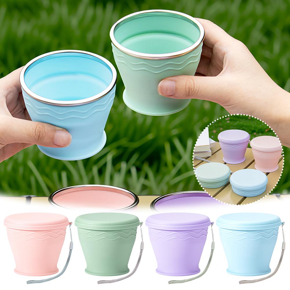 Foldable Silicone Cup With Lid - огляд і ціна Coffee Equipment Camping