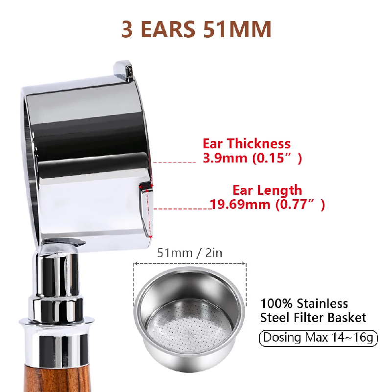 Coffee Bottomless Portafilter  - огляд і ціна Coffee Equipment Wholesale