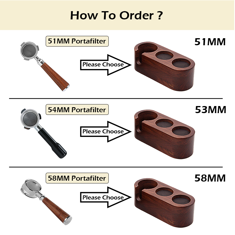 Coffee Tamper Station Stand Po - огляд і ціна Espresso Tamper Set