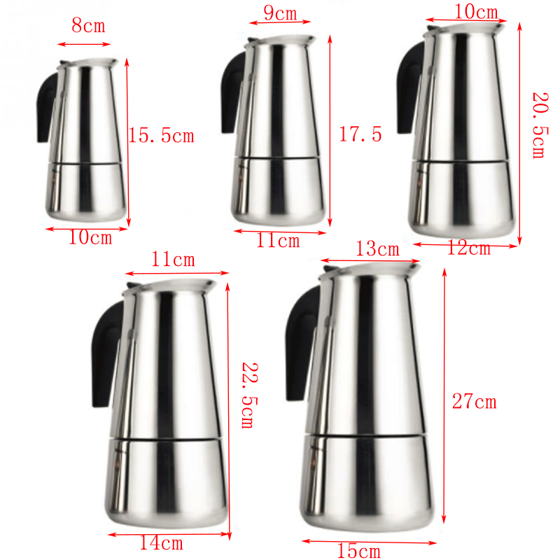 100ml/200ml/300ml/450ml/600ml  - огляд і ціна Coffee Equipment Wholesale