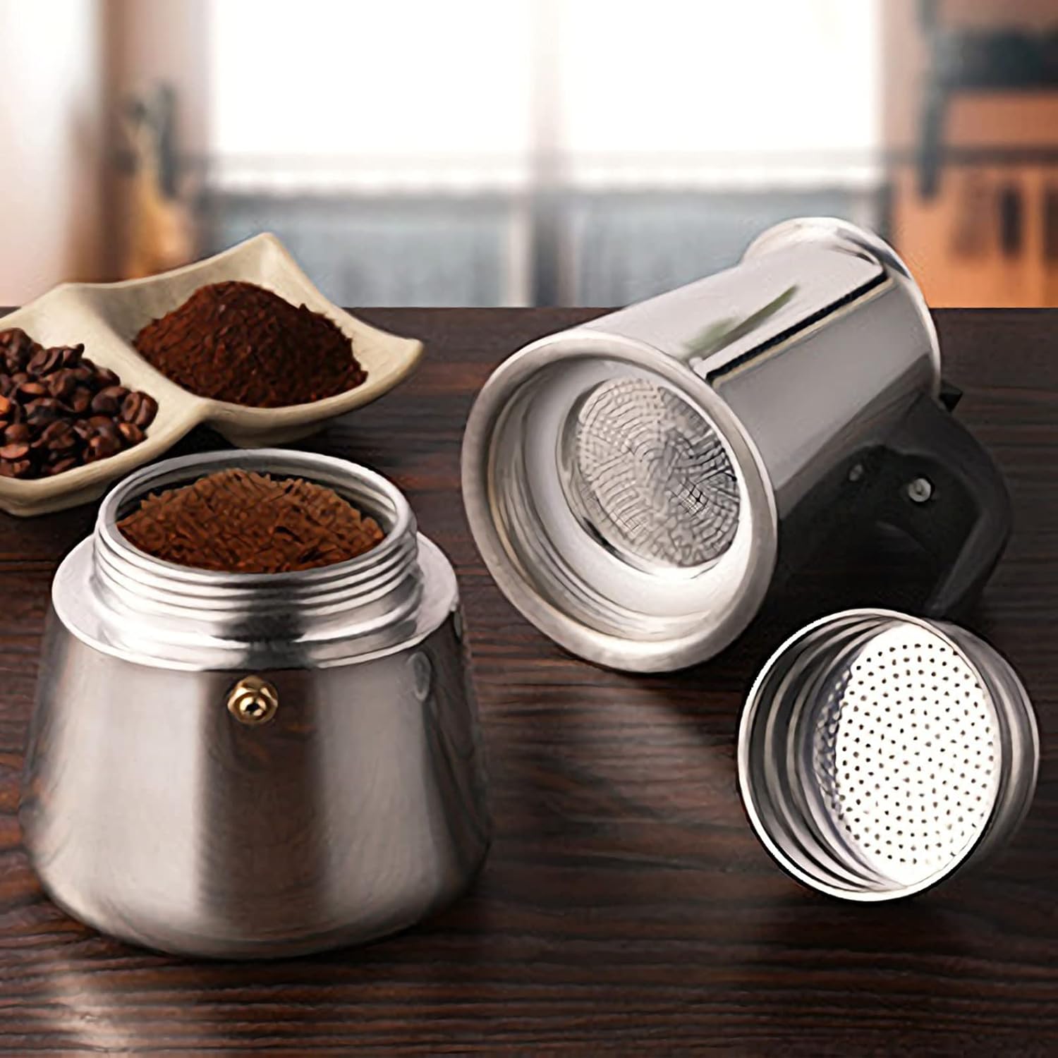 4/6/9 Cups Moka Pot Caffe Mach - огляд і ціна Coffee Equipment Wholesale