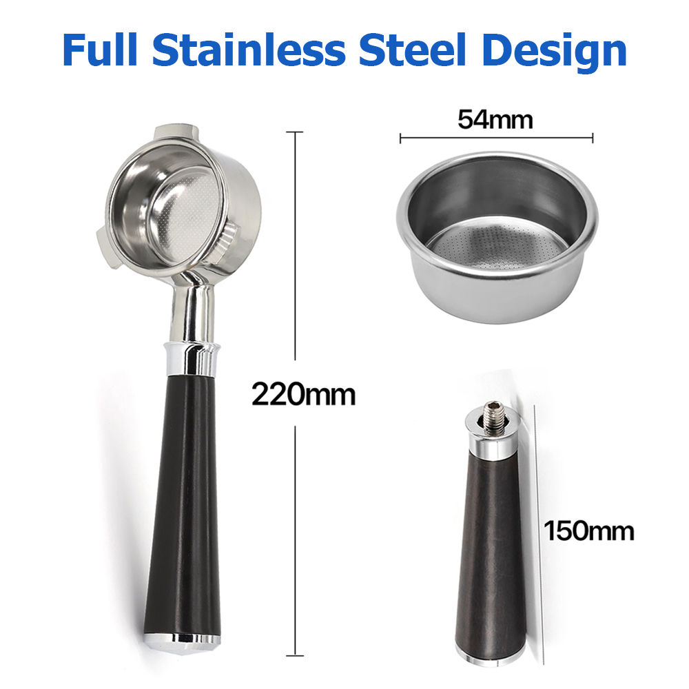 54mm 3 Ear Coffee Bottomless P - огляд і ціна Naked Portafilter Bottomless