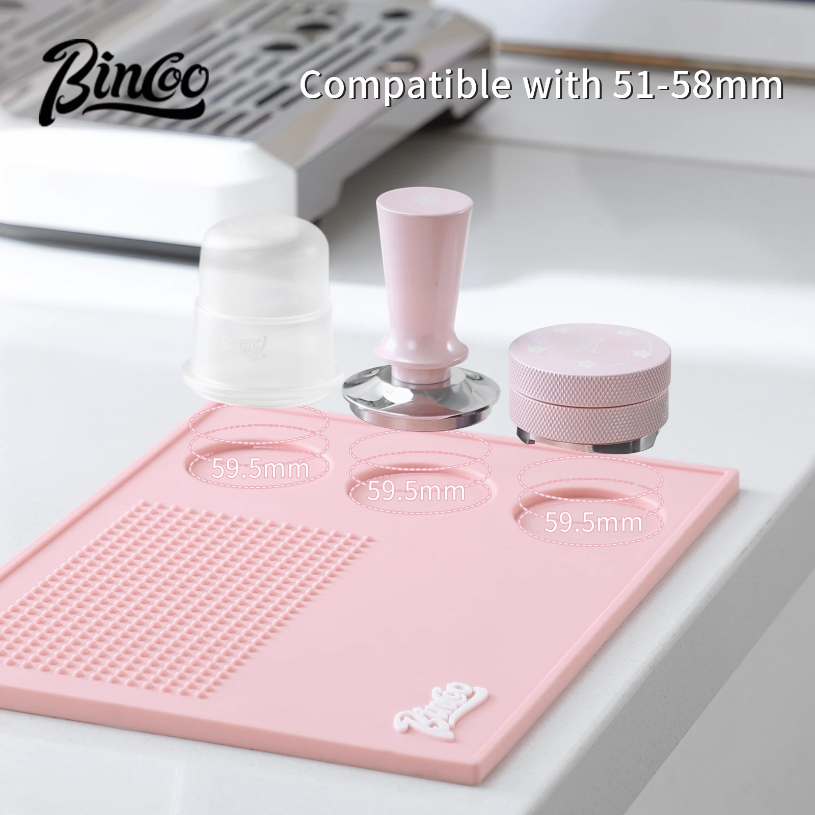 Bincoo Pink Espresso 51mm-58mm - огляд і ціна Espresso Tamper Set