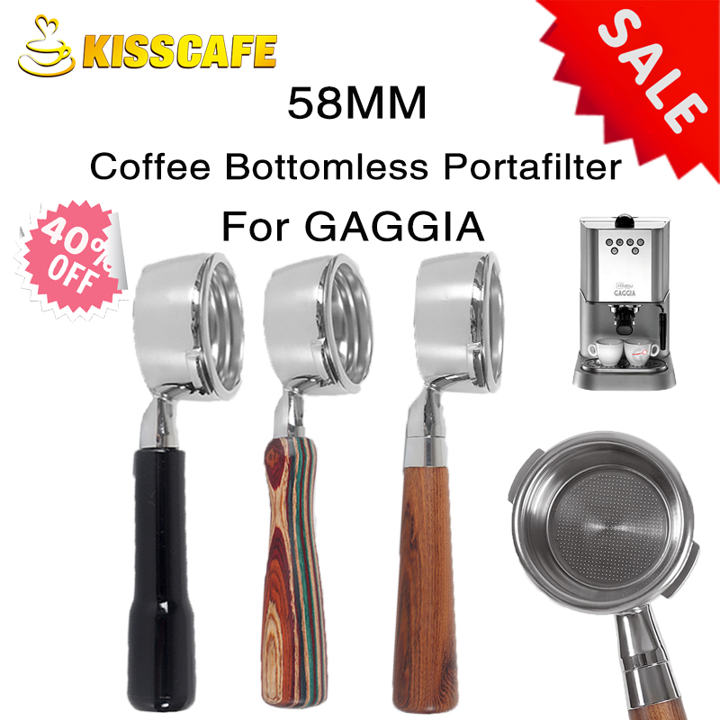 58MM Coffee Bottomless Portafi - огляд і ціна Naked Portafilter Bottomless