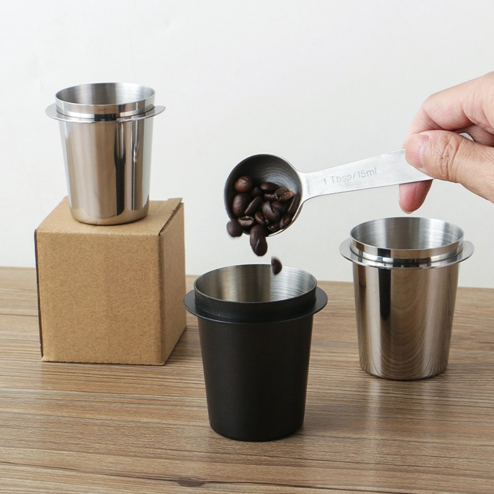 Coffee Dosing Cup Sniffing Mug - огляд і ціна Espresso Tamper Set
