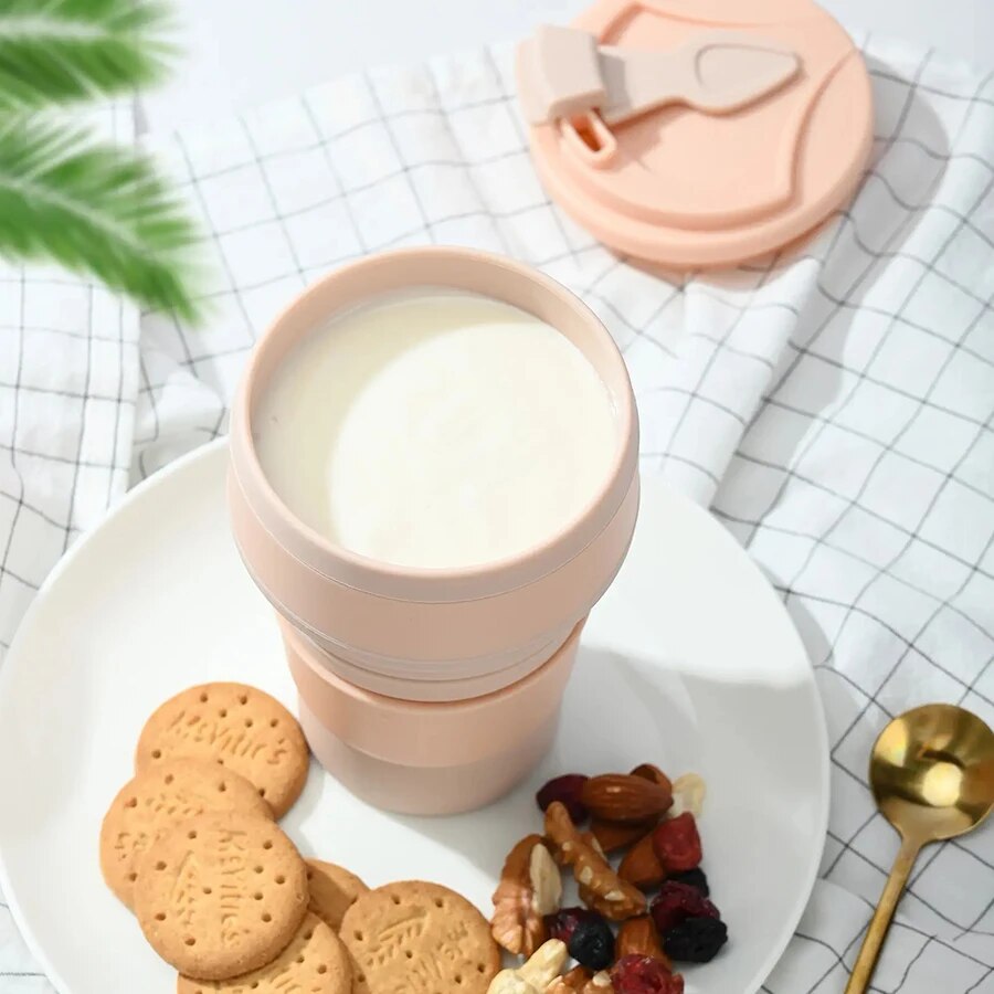 350ML Food-Grade Silicone Fold - огляд і ціна Coffee Equipment Camping