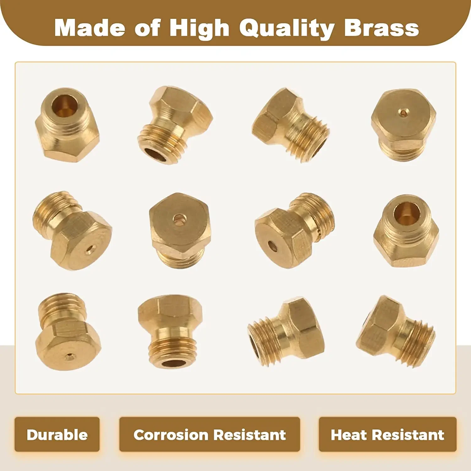 36pcs/1box Solid Brass LP Gas  - огляд і ціна Steam Wand Tip