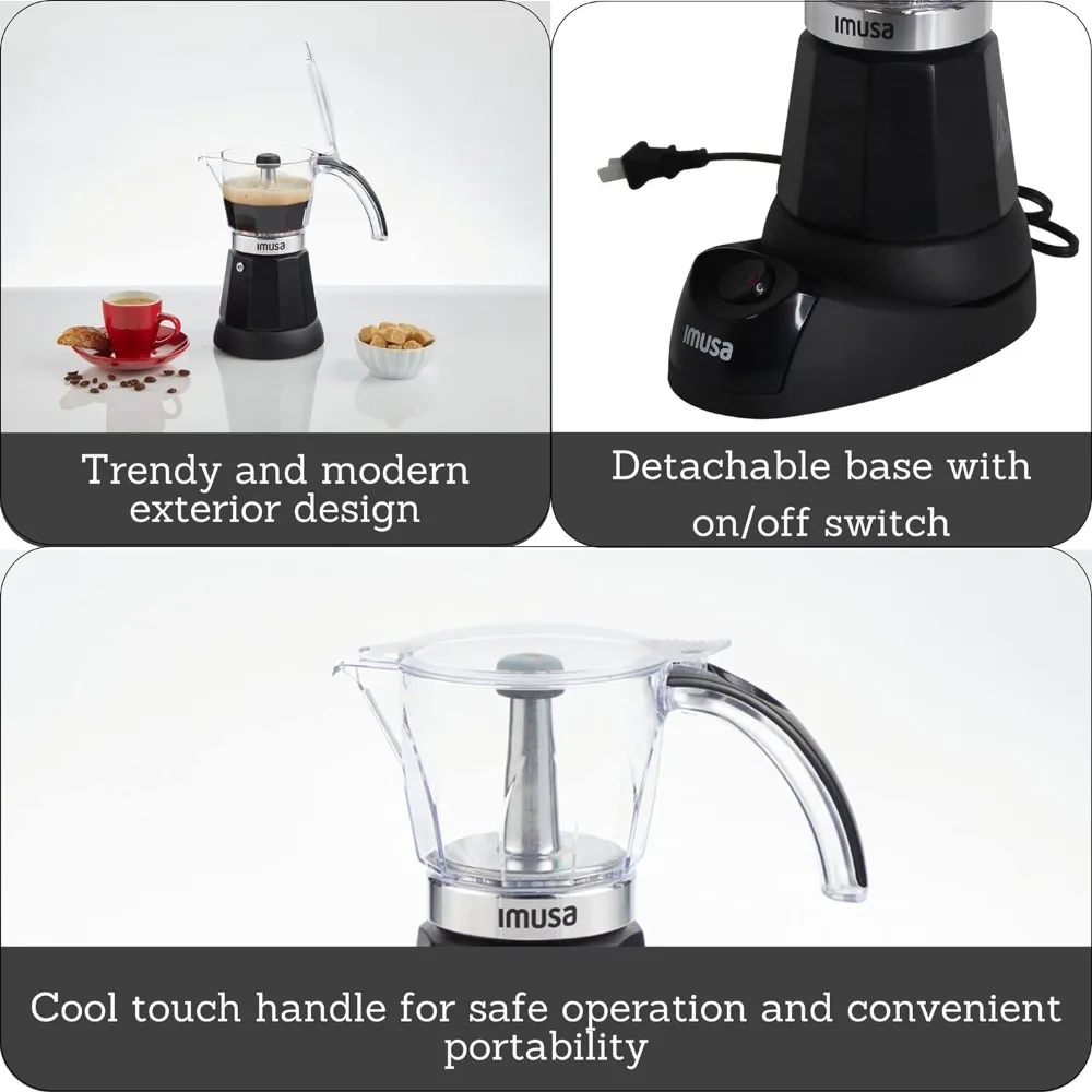 %a Imusa 3-6 Cup Electric Espr - огляд і ціна Coffee Equipment Wholesale