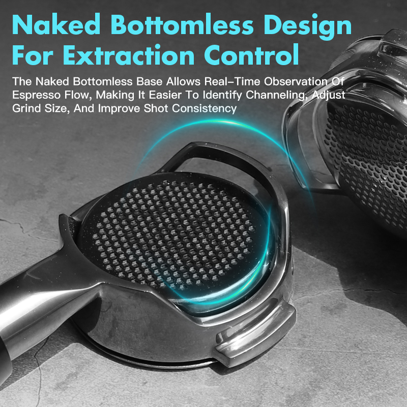 58MM Coffee Bottomless Portafi - огляд і ціна Naked Portafilter Bottomless