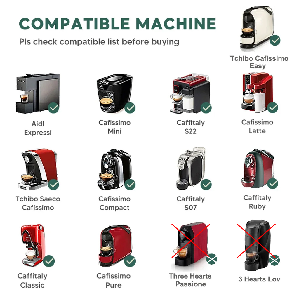 For 3 Hearts Tchibo Cafissimo  - огляд і ціна Coffee Equipment Wholesale